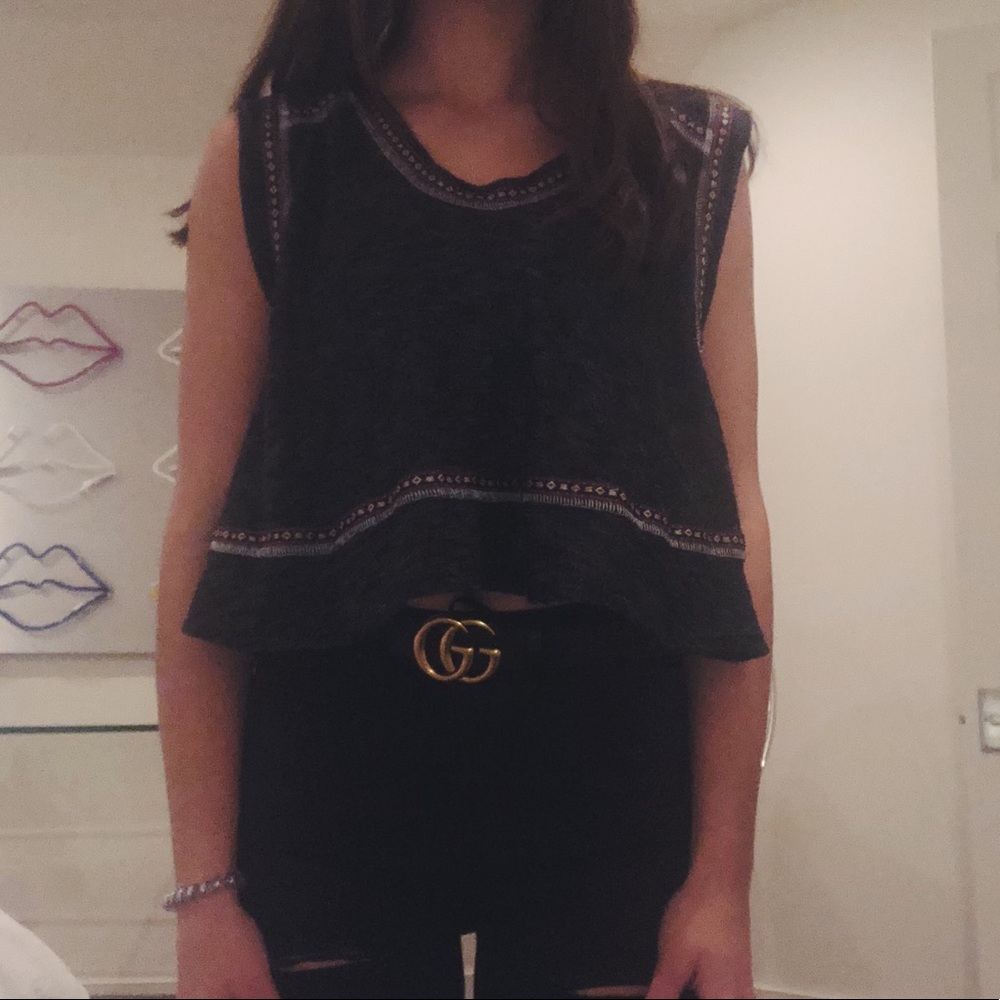Black tank top Urban Outfitters